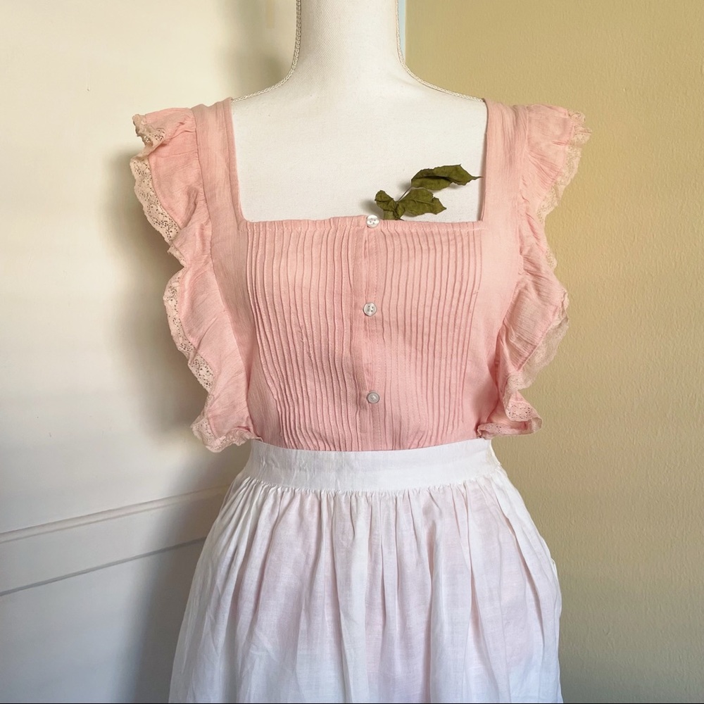 Pink Peasant Blouse by Jessica Simpson